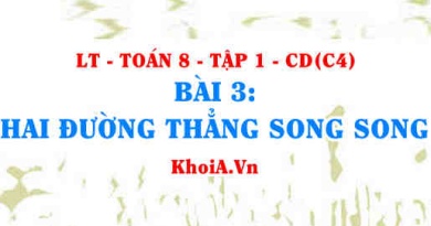 Tiên đề EUCLID hai đường thẳng song song, dấu hiệu nhận biết, tính chất hai đường thẳng song song? Toán 7 bài 3 c4cd1